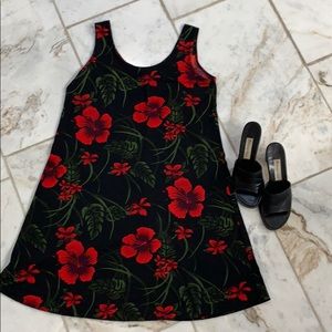 Hawaiian Tropical Floral Dress